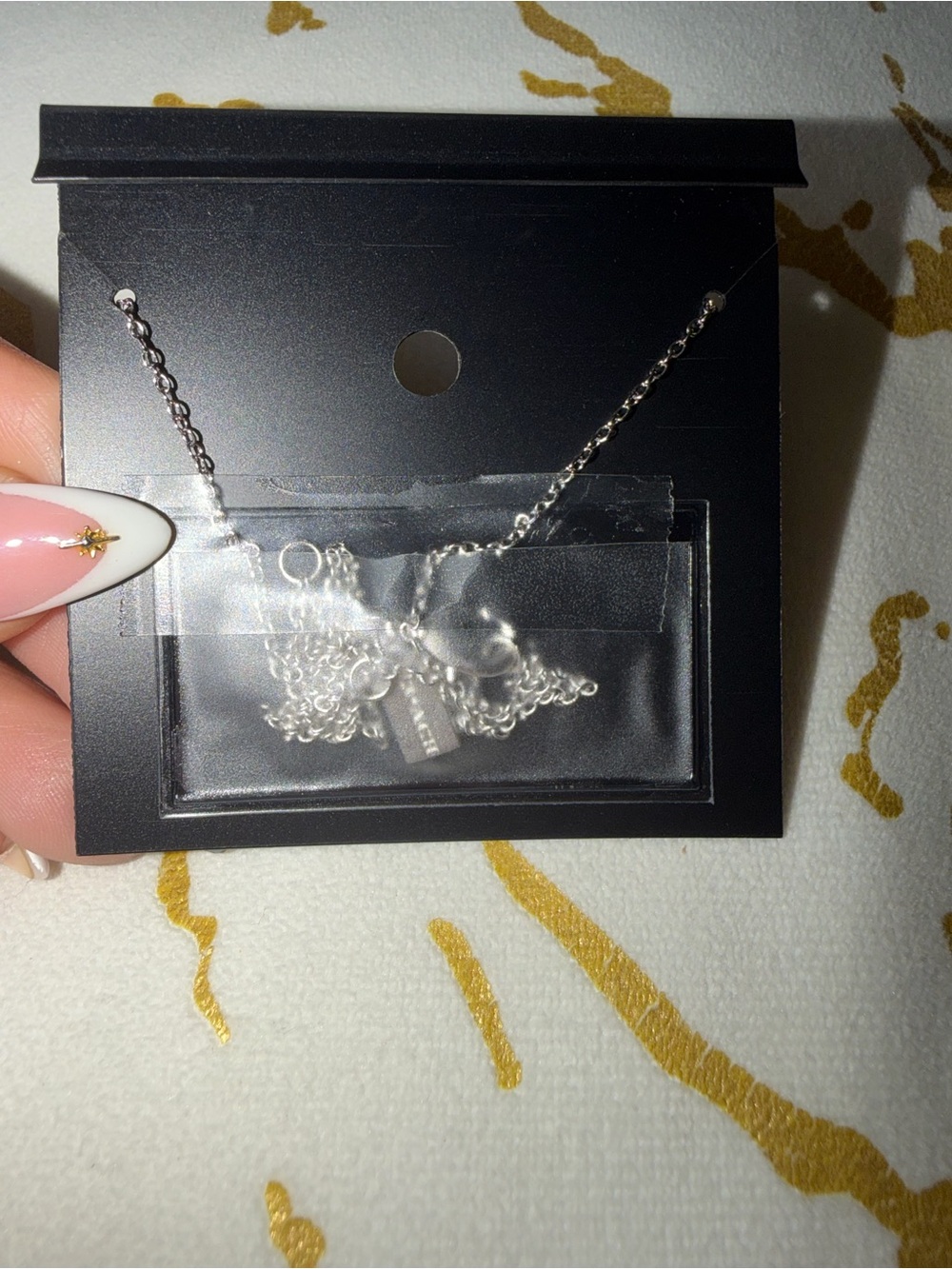 COACH Charm Necklace – Rexy, Signature C&Tea Rose - Picture 3 of 6